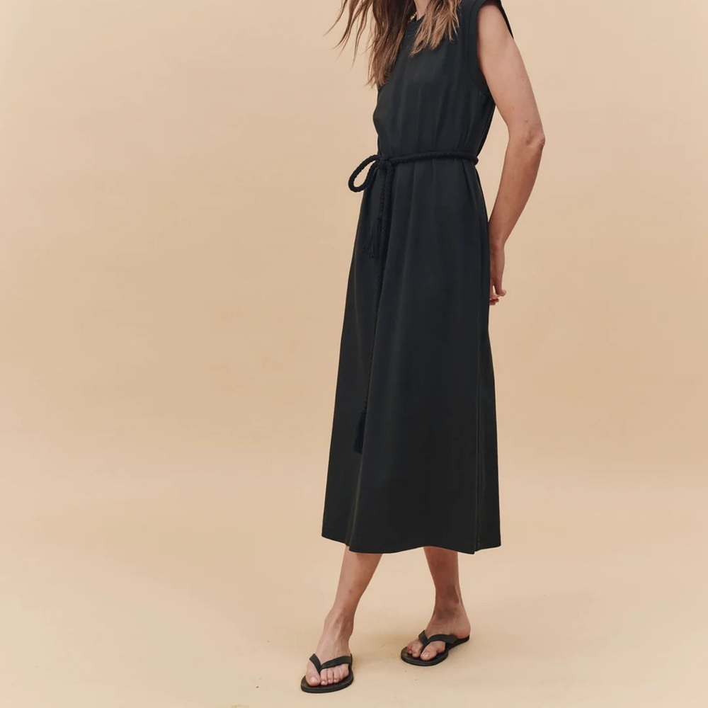 The Great Square Tee Dress Black size 1